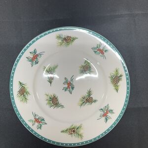 Vintage Mikasa Ultima+ Super Strong HK713 CHRISTMAS WISH Salad Plate 8 1/2"